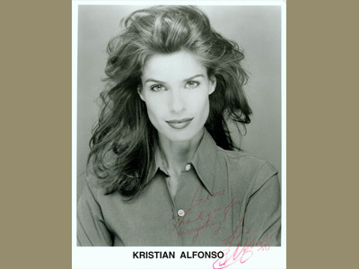 Kristian Alfonso is an actress, currently best known for Days of Our Lives, along with Army of One (1993) and Friends (1994).