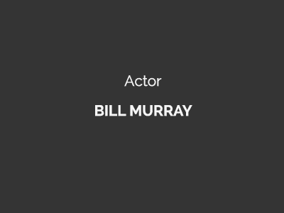 Actor Bill Murray