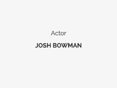 Josh Bowman
