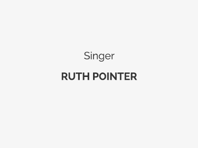 Singer Ruth Pointer